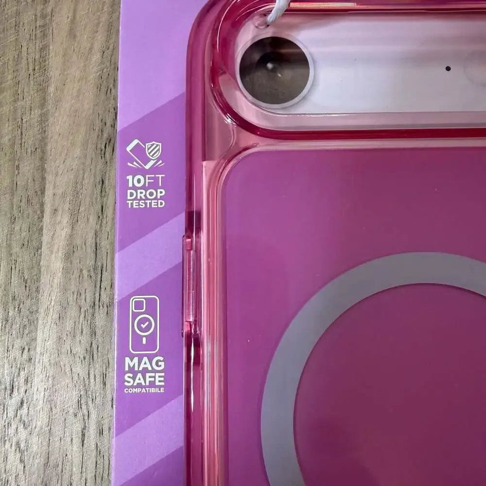 iHome Velo Case MagSafe Compatible for iPhone 17 Air Pink